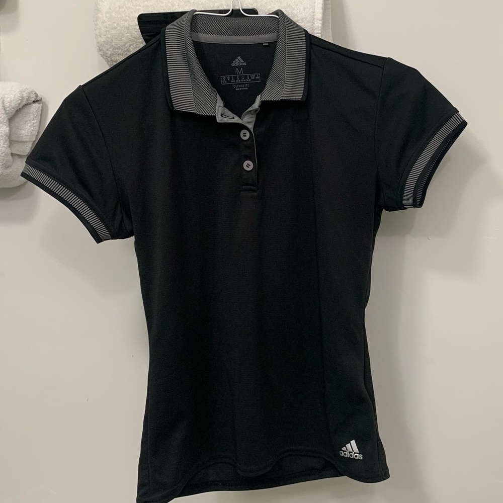 Adidas black Polo shirt
